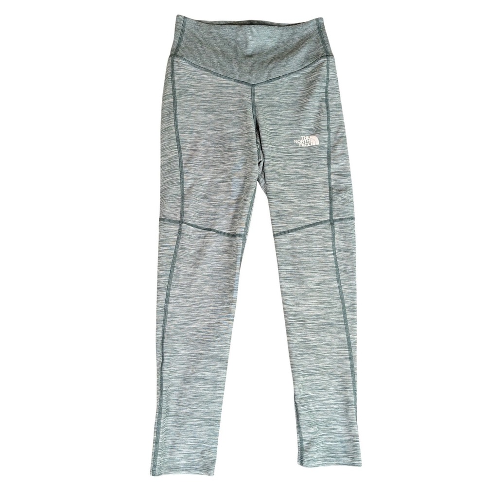 The North Face Leggings Women Small Green Space Dye High Rise Active Excellent